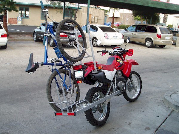 motorcycle bike rack